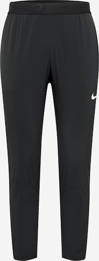 NIKE Calças de desporto em preto / branco, Vista do produto