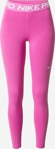 NIKE Workout Pants in Pink: front