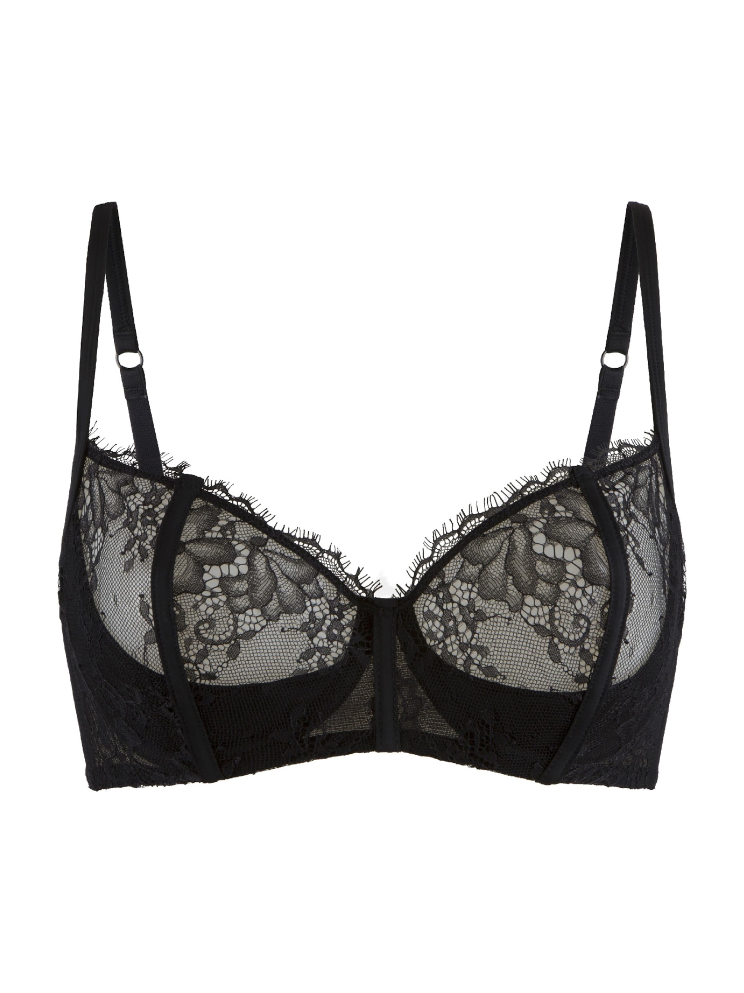 juoda LingaDore Plati Liemenėlė: priekis