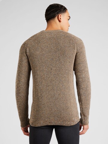 JACK & JONES Sweater in Brown