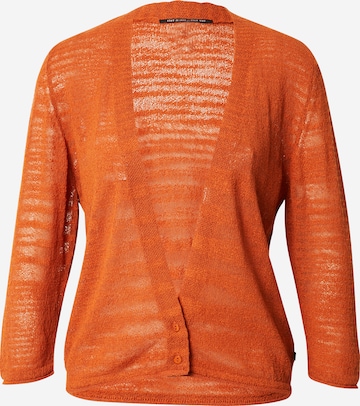 QS by s.Oliver Knit Cardigan in Orange: front