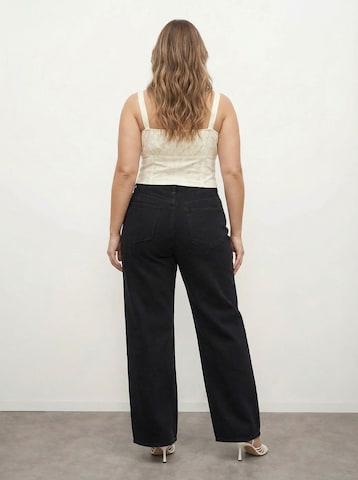 CITA MAASS Wide Leg Jeans i sort