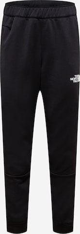 THE NORTH FACE Workout Pants in Black: front