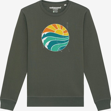 Watapparel Sweatshirt 'Summer Sun' in Groen: voorkant