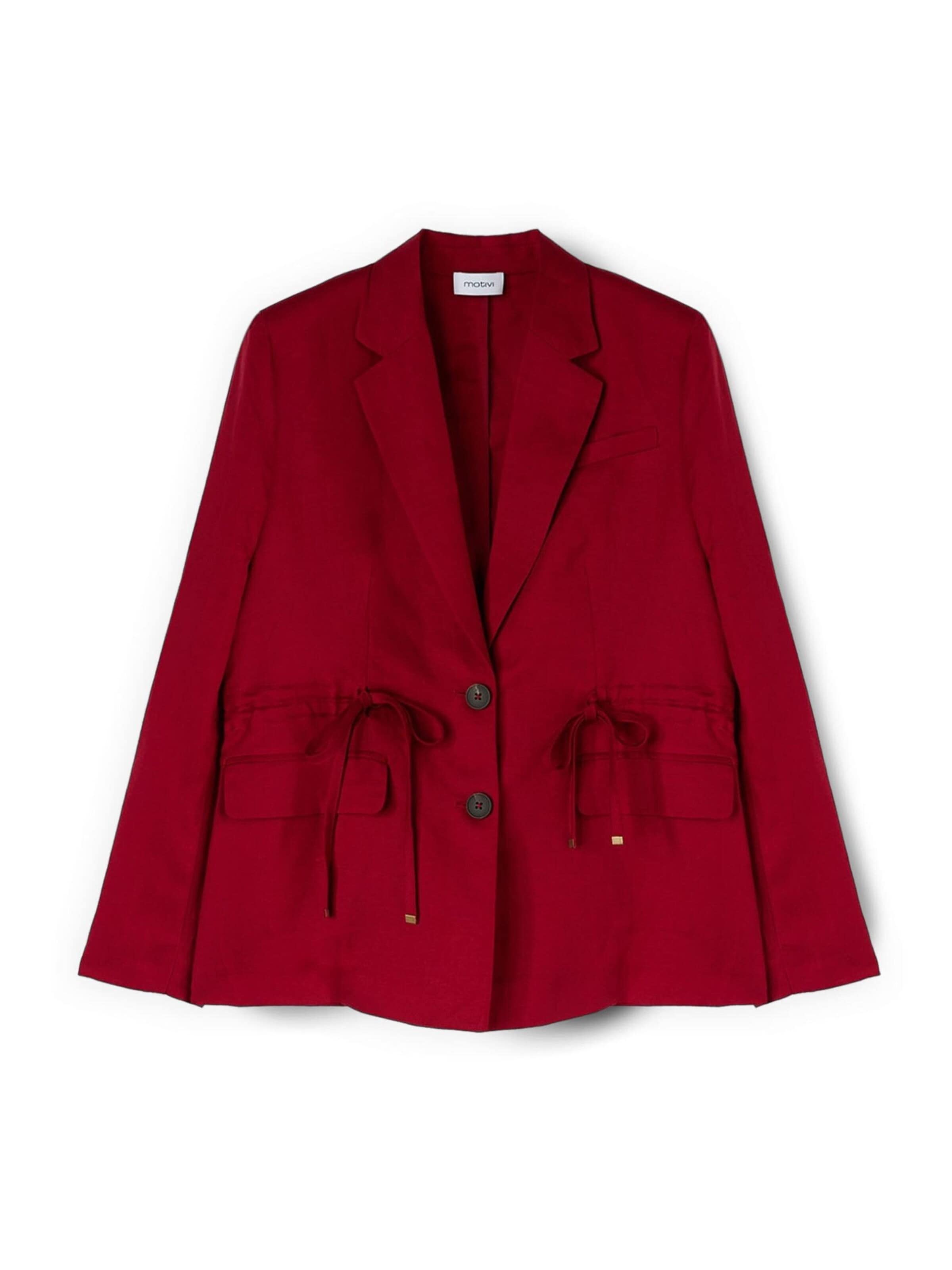 Blazer MOTIVI en rouge : devant
