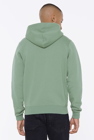 Harlem Soul Zip-Up Hoodie in Green