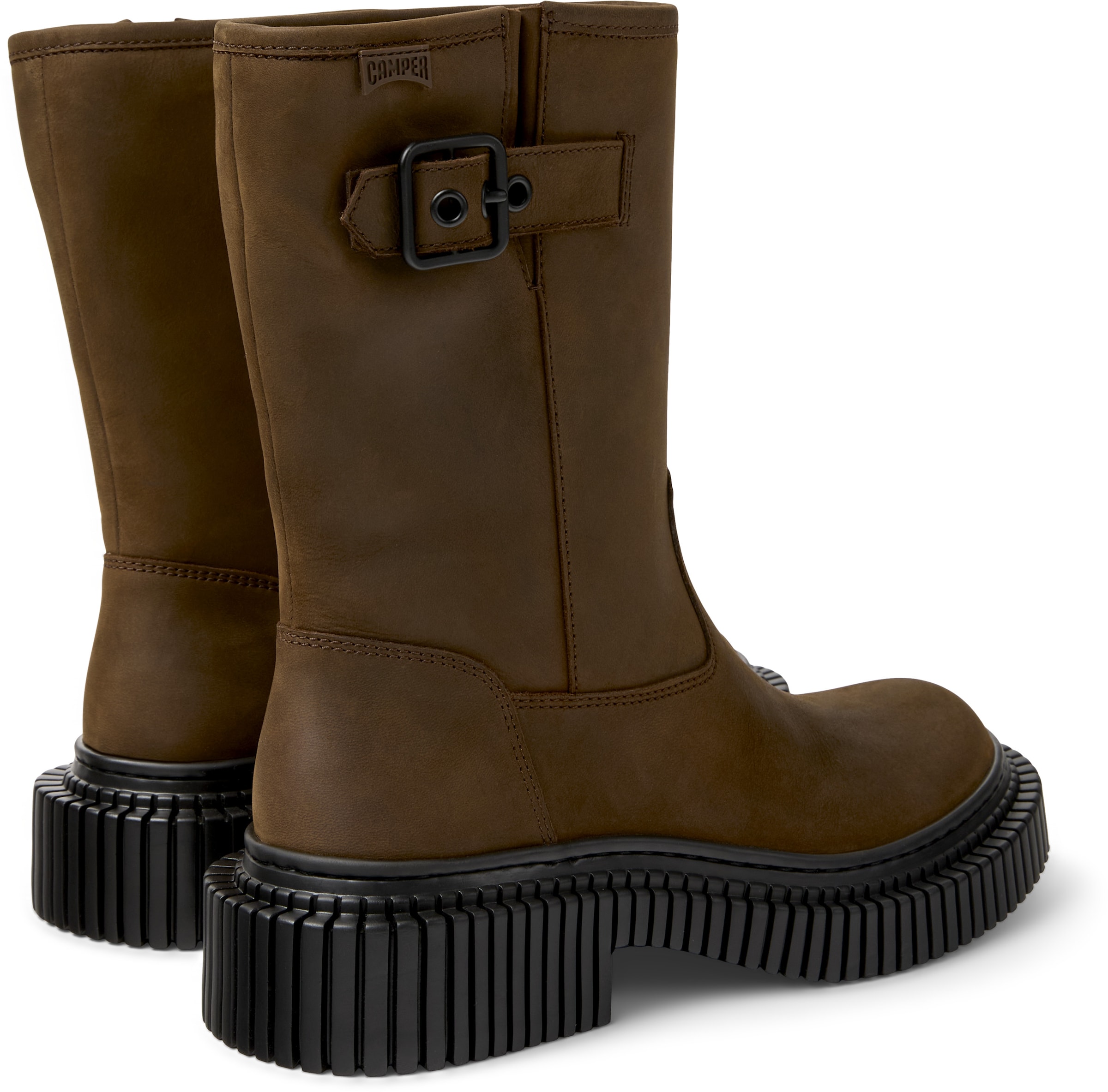 CAMPER Enkellaarsjes 'Pix Berlin' in Bruin