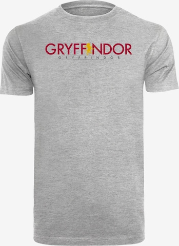 F4NT4STIC Shirt 'Harry Potter Gryffindor' in Grijs: voorkant