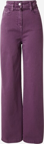BOSS Zvonové kalhoty Džíny 'C_TMarlene-D' – fialová: přední strana