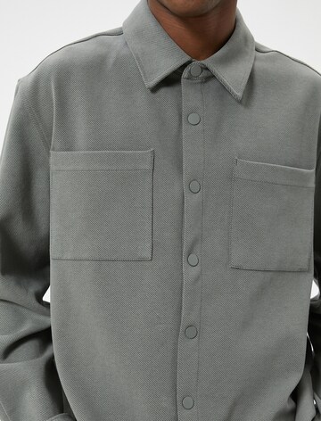 Koton Regular Fit Hemd in Grau