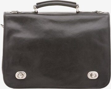 Borsa a mano 'Borsa a Mano Unisex Vera Pelle - Made in Italy' di Alessia Firenze in nero: frontale