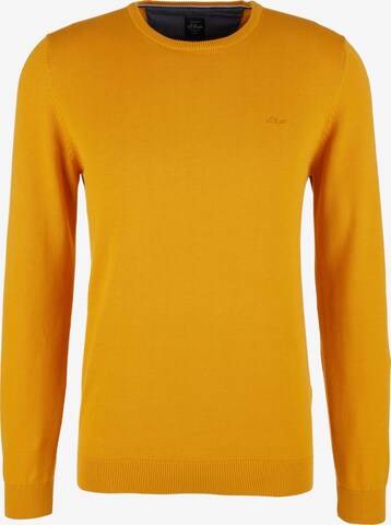 s.Oliver - Pullover em amarelo: frente