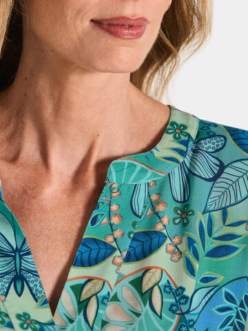 Goldner Kleid in Blau