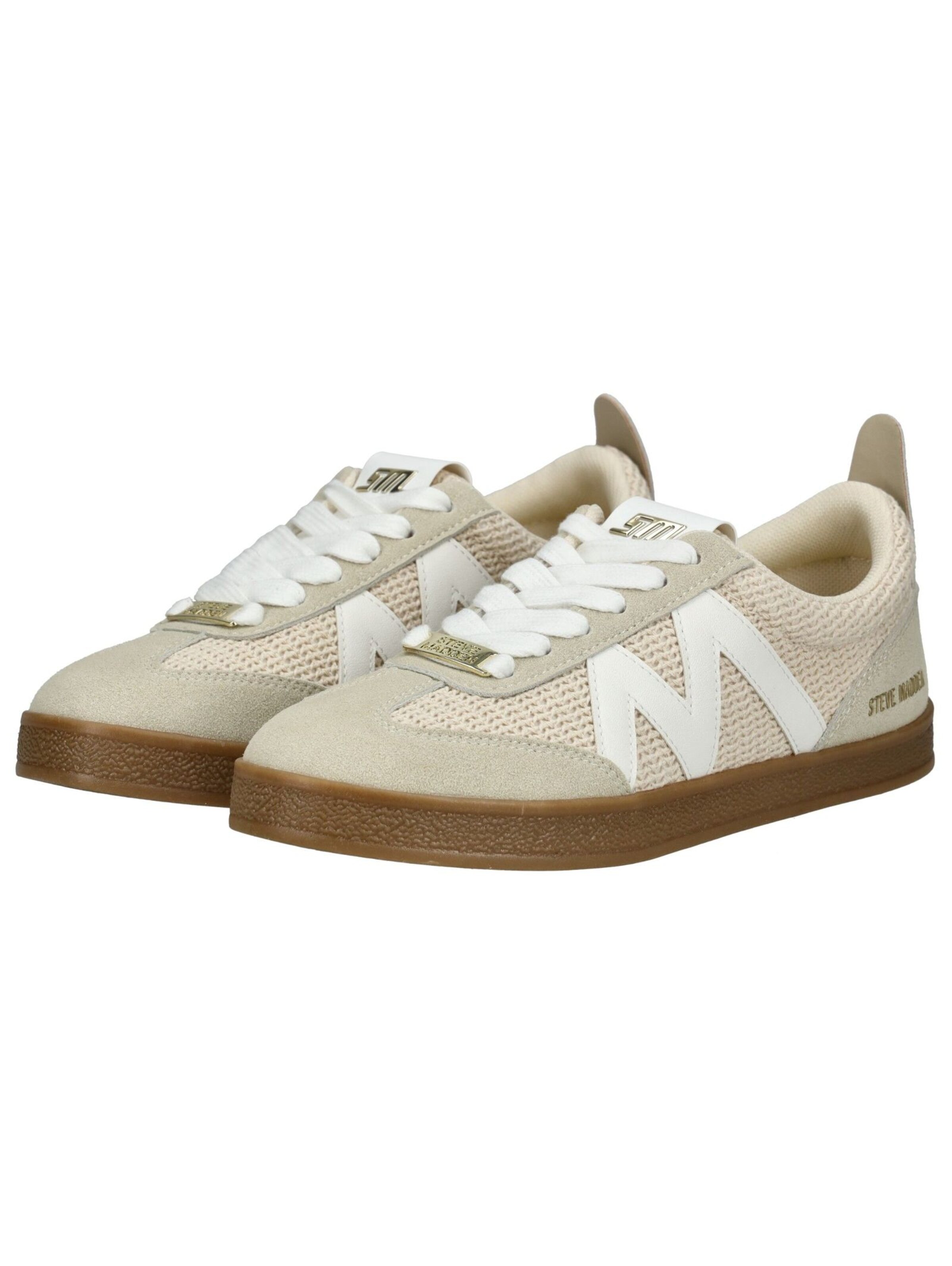 STEVE MADDEN Platform trainers in Beige