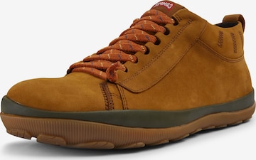 CAMPER Lace-Up Shoes 'Peu Pista' in Brown: front