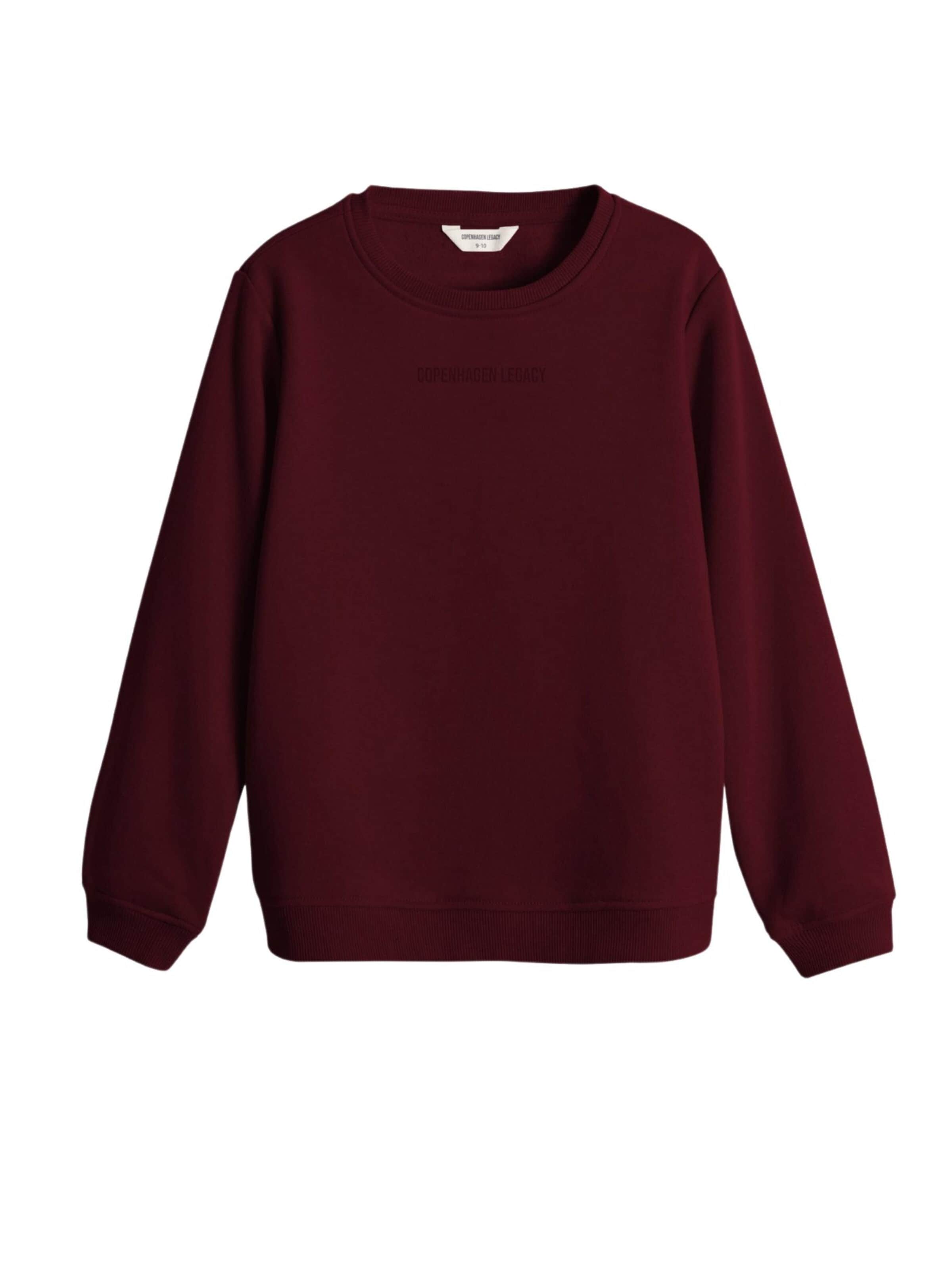 Copenhagen Legacy Sweatshirt 'Crew' in Rood: voorkant