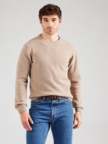Casual Friday - Jersey 'CF Karl' en beige: frente