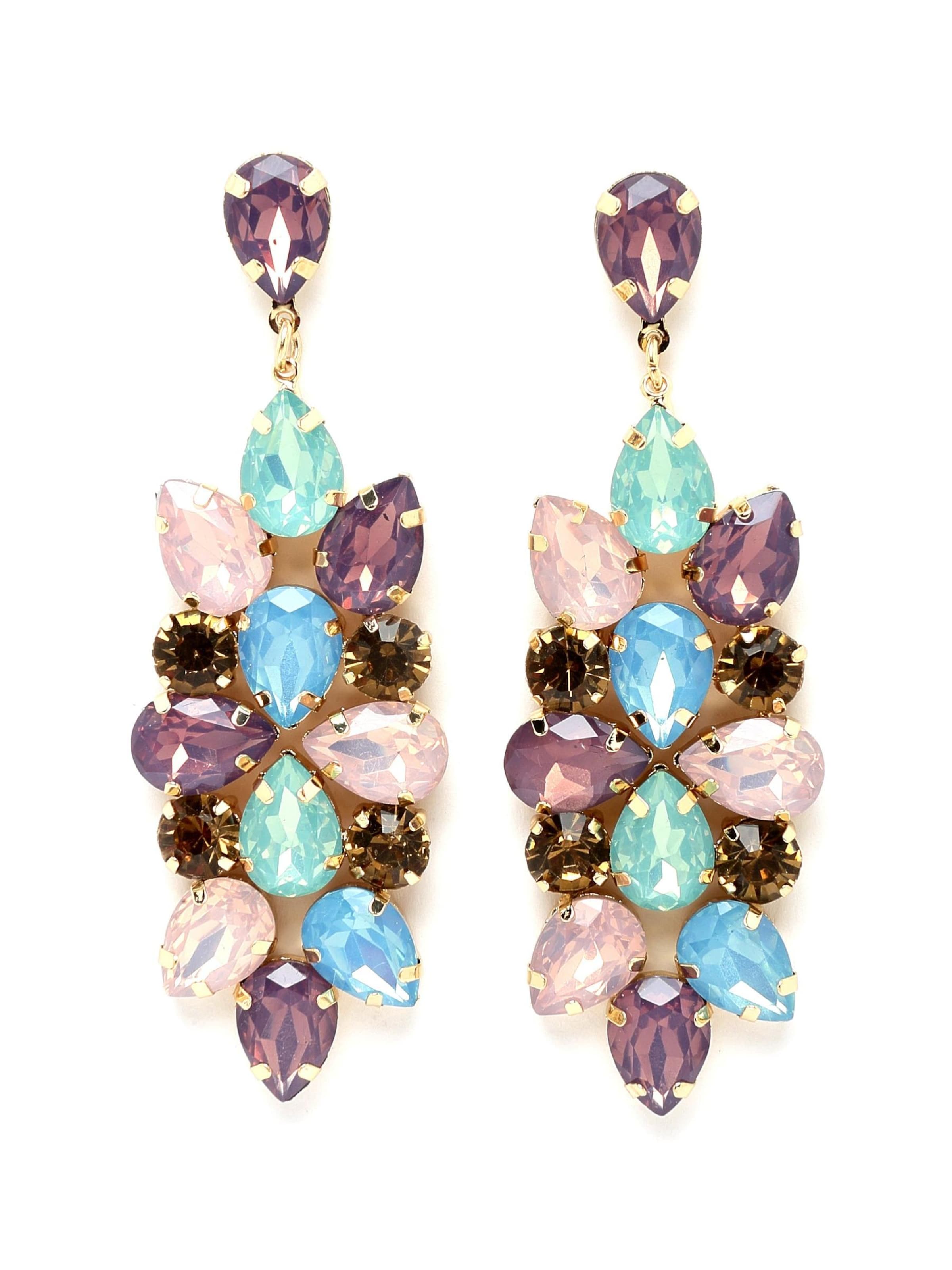 Boucles d'oreilles 'Zarana' AVANT-GARDE PARIS en mélange de couleurs : devant