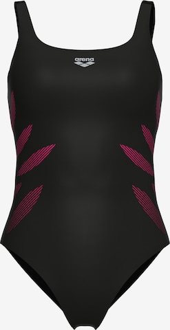 ARENA Bustier Badeanzug 'Shapewear C-Cup' in Schwarz: Vorderseite