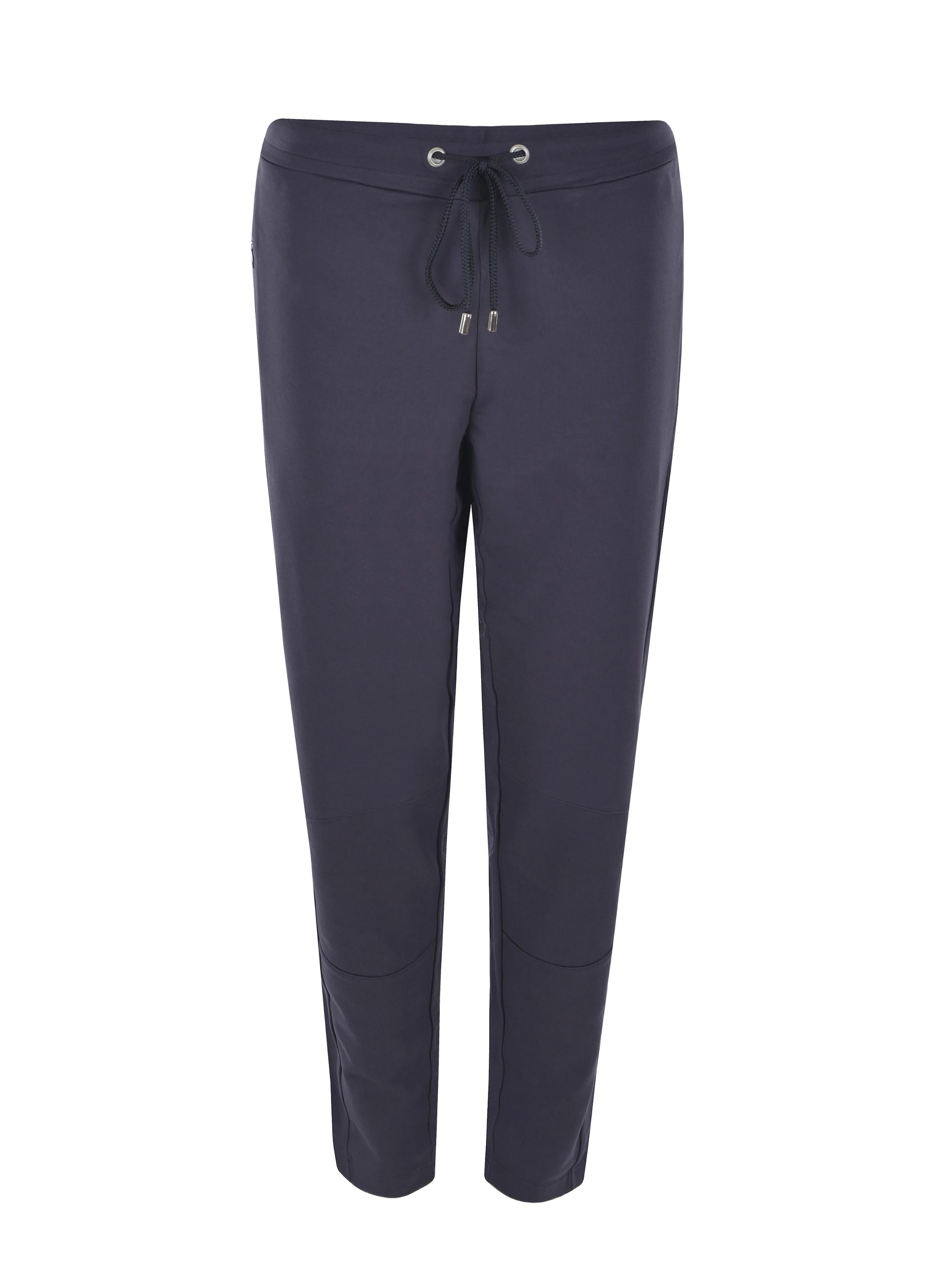 HAJO Pyjamahose 'Homewear Hose Klima-Komfort® Uni'‌‌‌‌‌‌‌‌‌ in Blau: Vorderseite