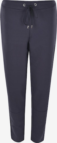 HAJO Pyjamahose 'Homewear Hose Klima-Komfort® Uni' in Blau: Vorderseite