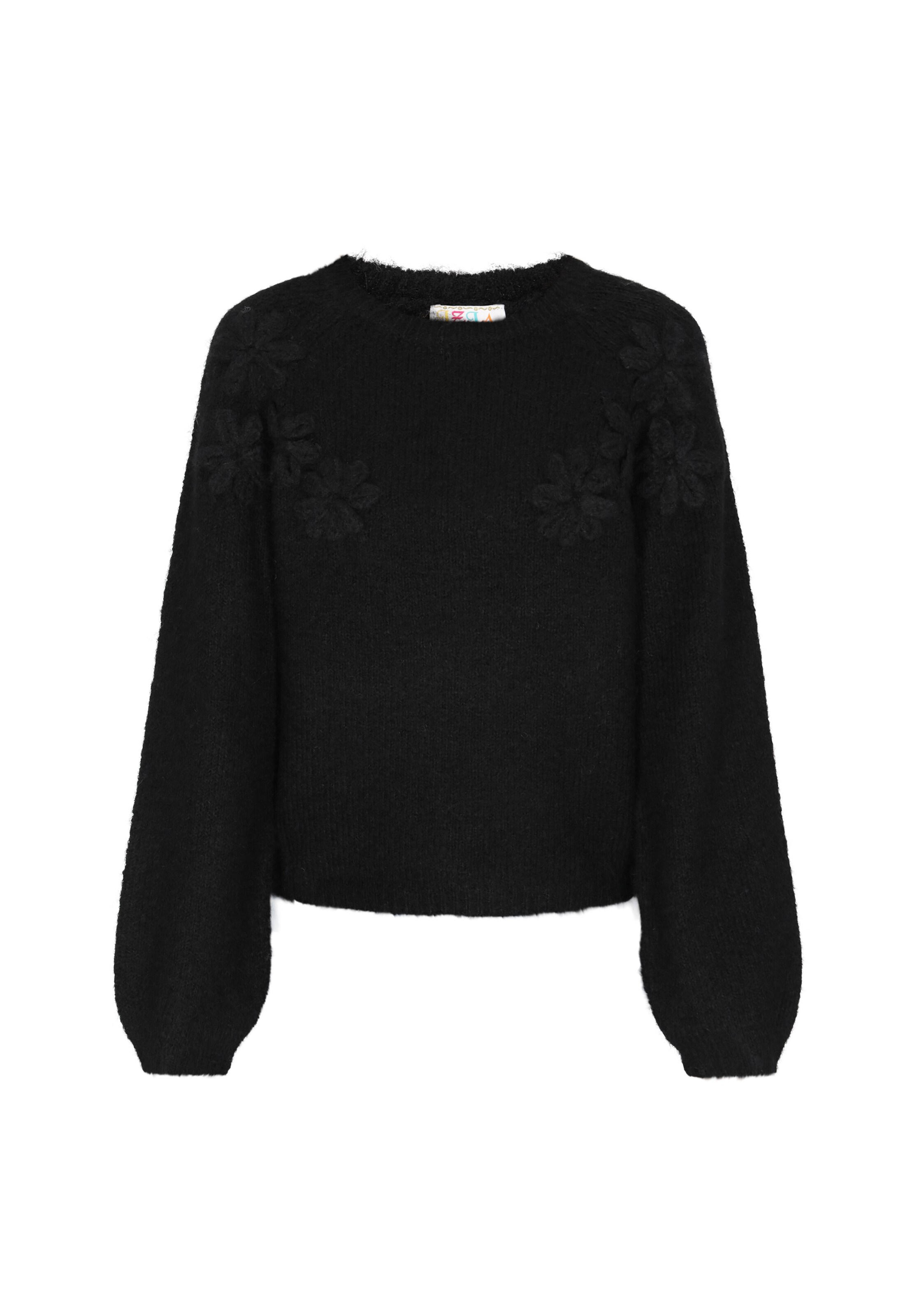 IZIA Pulover | črna barva: sprednja stran