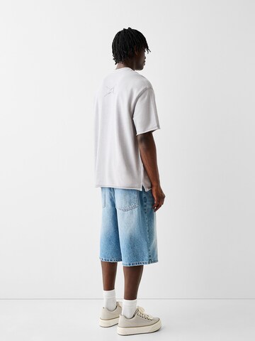 Bershka Shirt in Grau