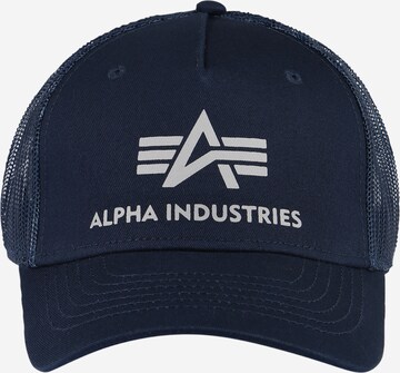 ALPHA INDUSTRIES Cap in Blau