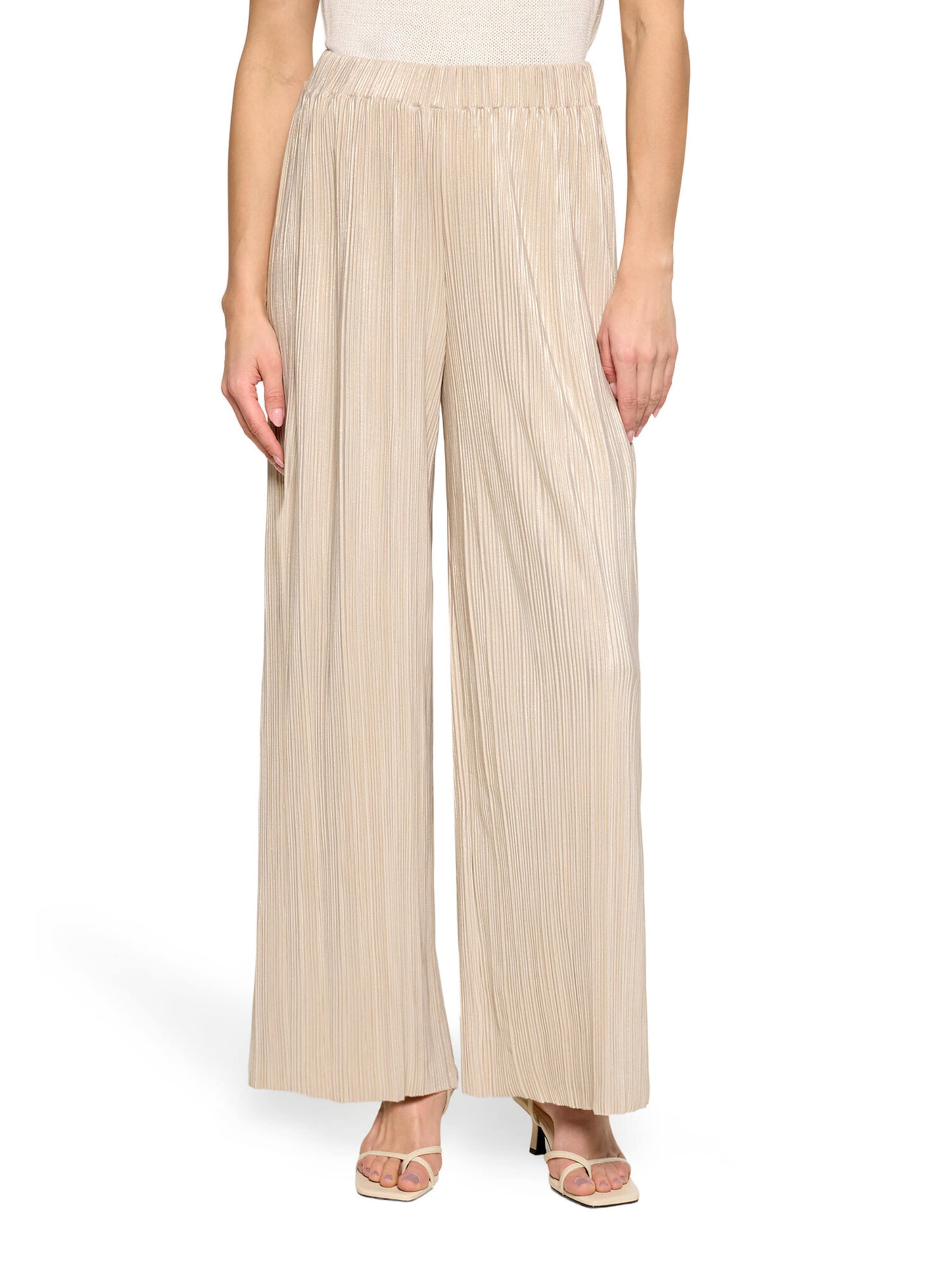 Wide Leg Pantalon Betty Barclay en beige : devant