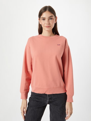 LEVI'S ® Sweatshirt 'Standard Crew' in Orange: front