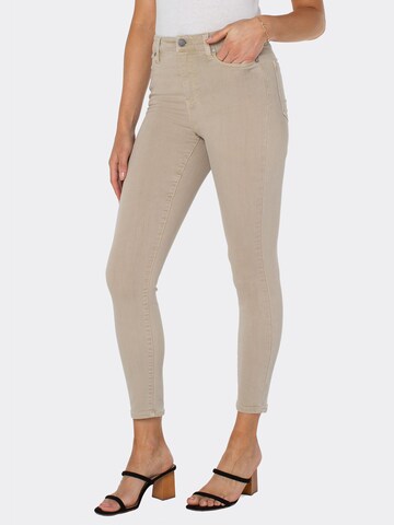 Liverpool Skinny Jeans 'Abby' in Beige: voorkant