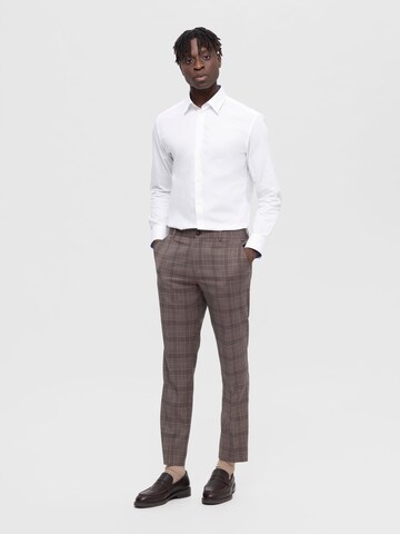 SELECTED HOMME Slimfit Chino nadrág - bézs