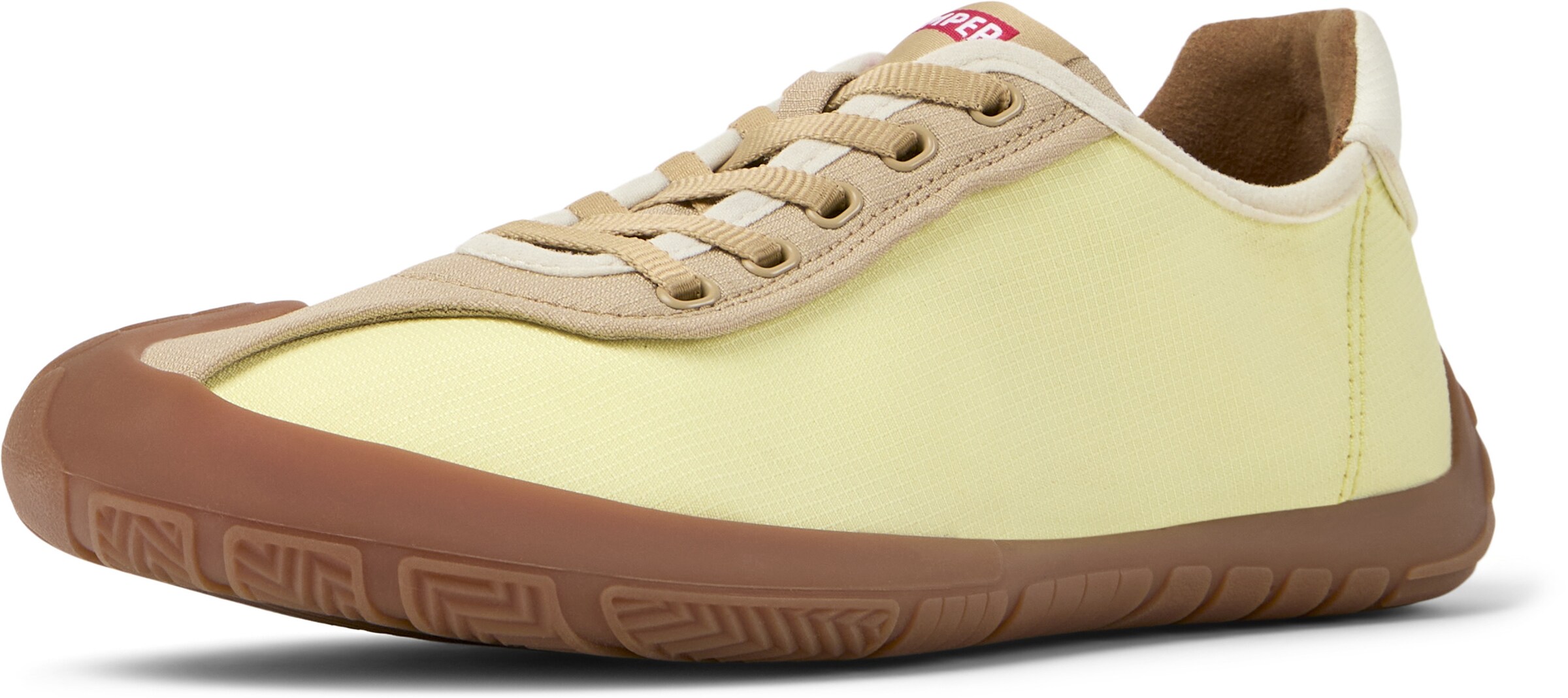 Sneaker bassa 'Path' di CAMPER in giallo: frontale