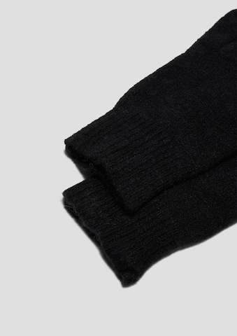 s.Oliver BLACK LABEL Prstové rukavice – černá
