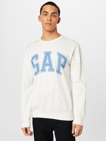 GAP Sweatshirt in Wit: voorkant