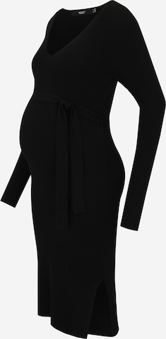melns Vero Moda Maternity Adīta kleita 'VMMSaba': no priekšpuses