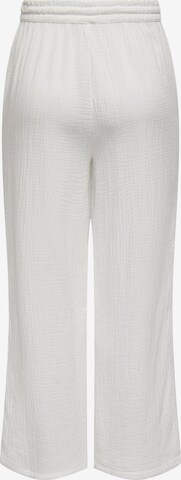 ONLY Wide leg Pants 'THYRA' in White