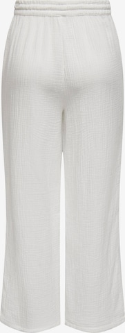 ONLY Wide leg Trousers 'THYRA' in White