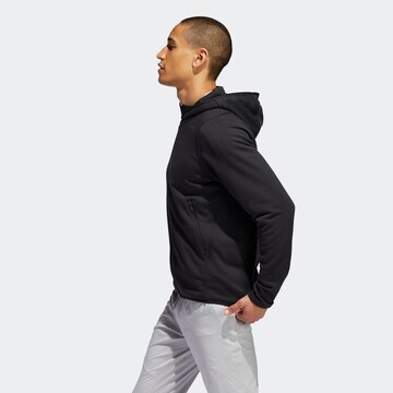 ADIDAS PERFORMANCE Athletic Zip-Up Hoodie 'Prime' in Black