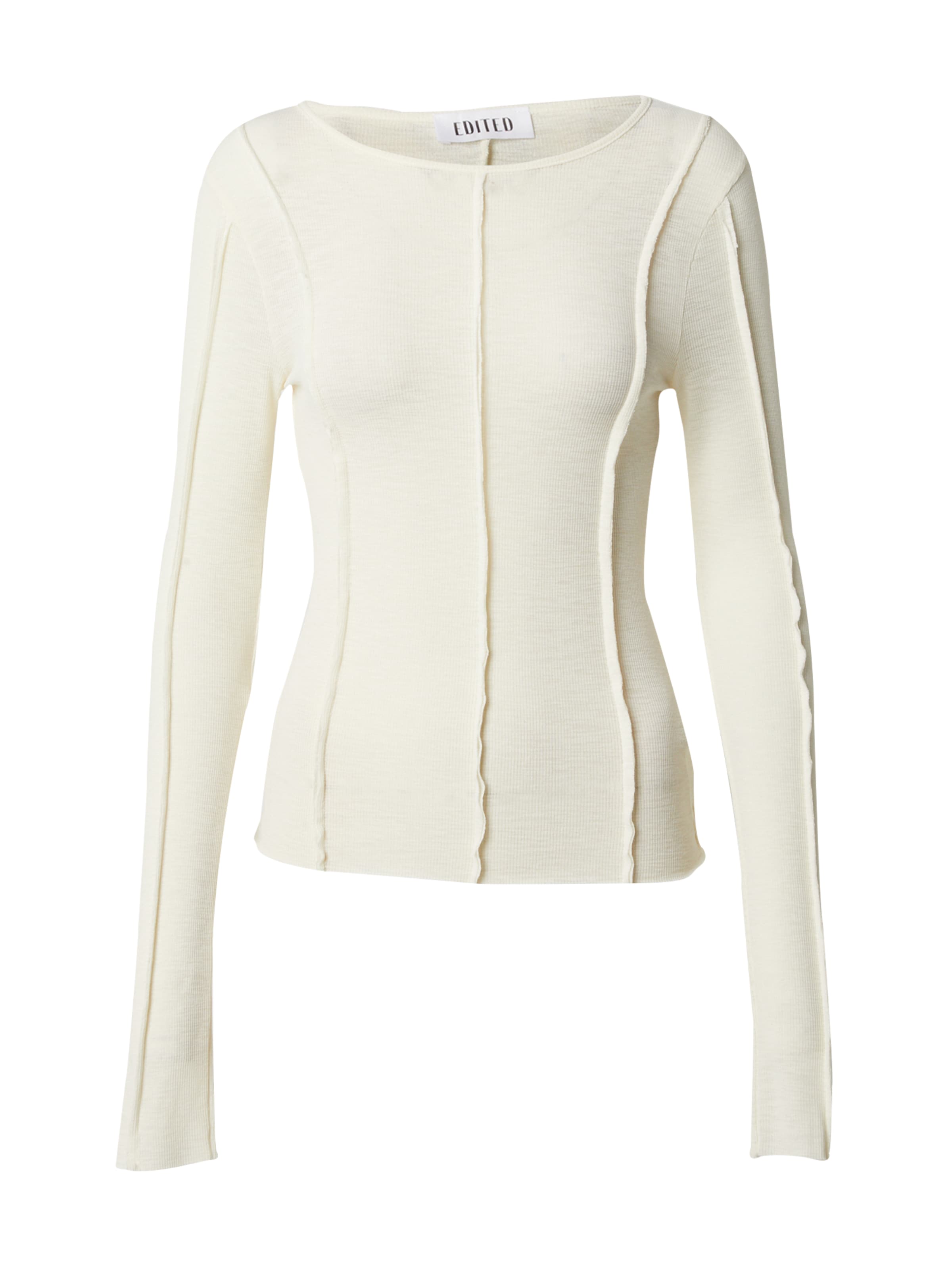 EDITED Tričko 'Halima' - Biela: predná strana