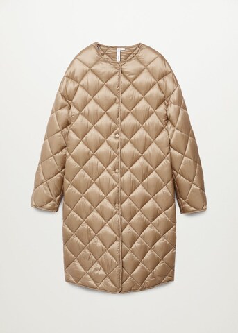 MANGO Winter Coat 'Guajiro' in Beige