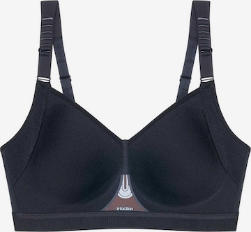 TRIUMPH Minimiser Sports Bra in Black: front