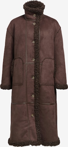 Manteau d’hiver 'OBJOAKLYN' OBJECT en marron : devant