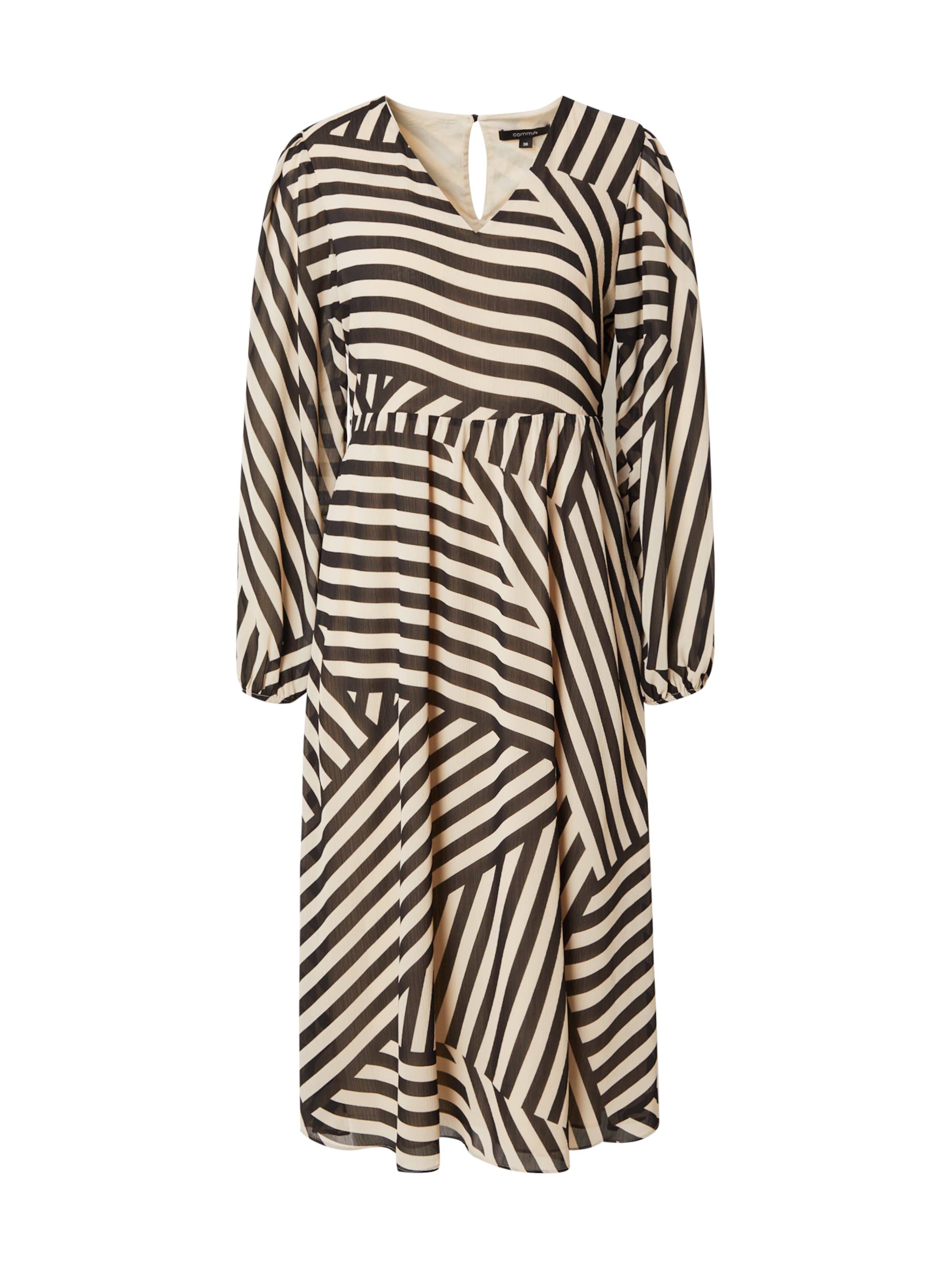 COMMA Jurk in Beige: voorkant