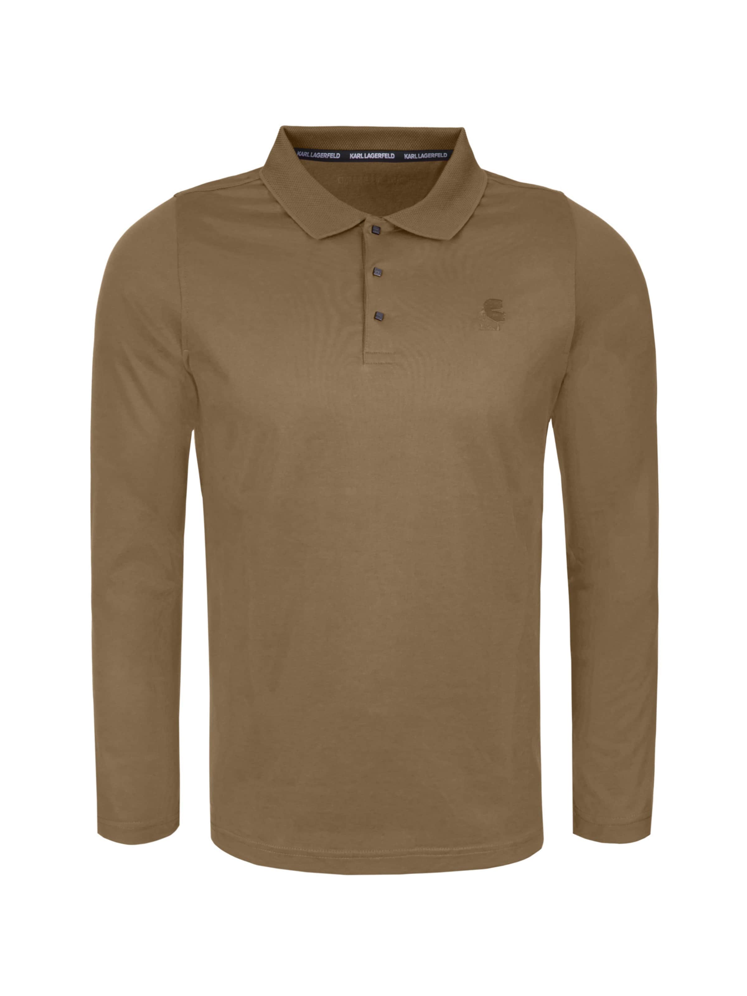 Karl Lagerfeld T-Shirt en marron, Vue avec produit