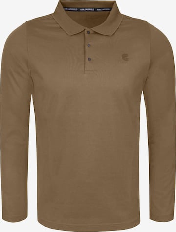 T-Shirt Karl Lagerfeld en marron : devant