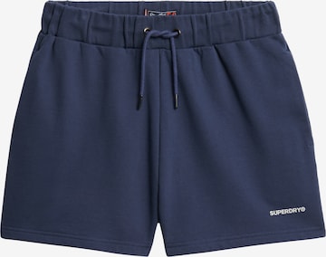 Regular Pantalon Superdry en bleu : devant