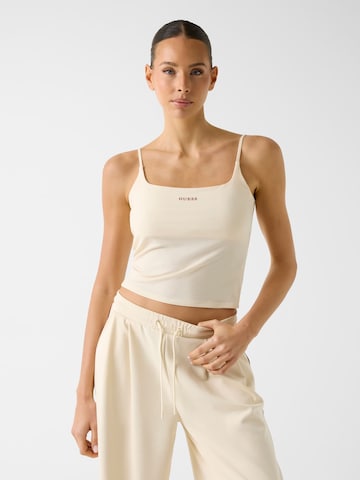 GUESS Top in Beige: front