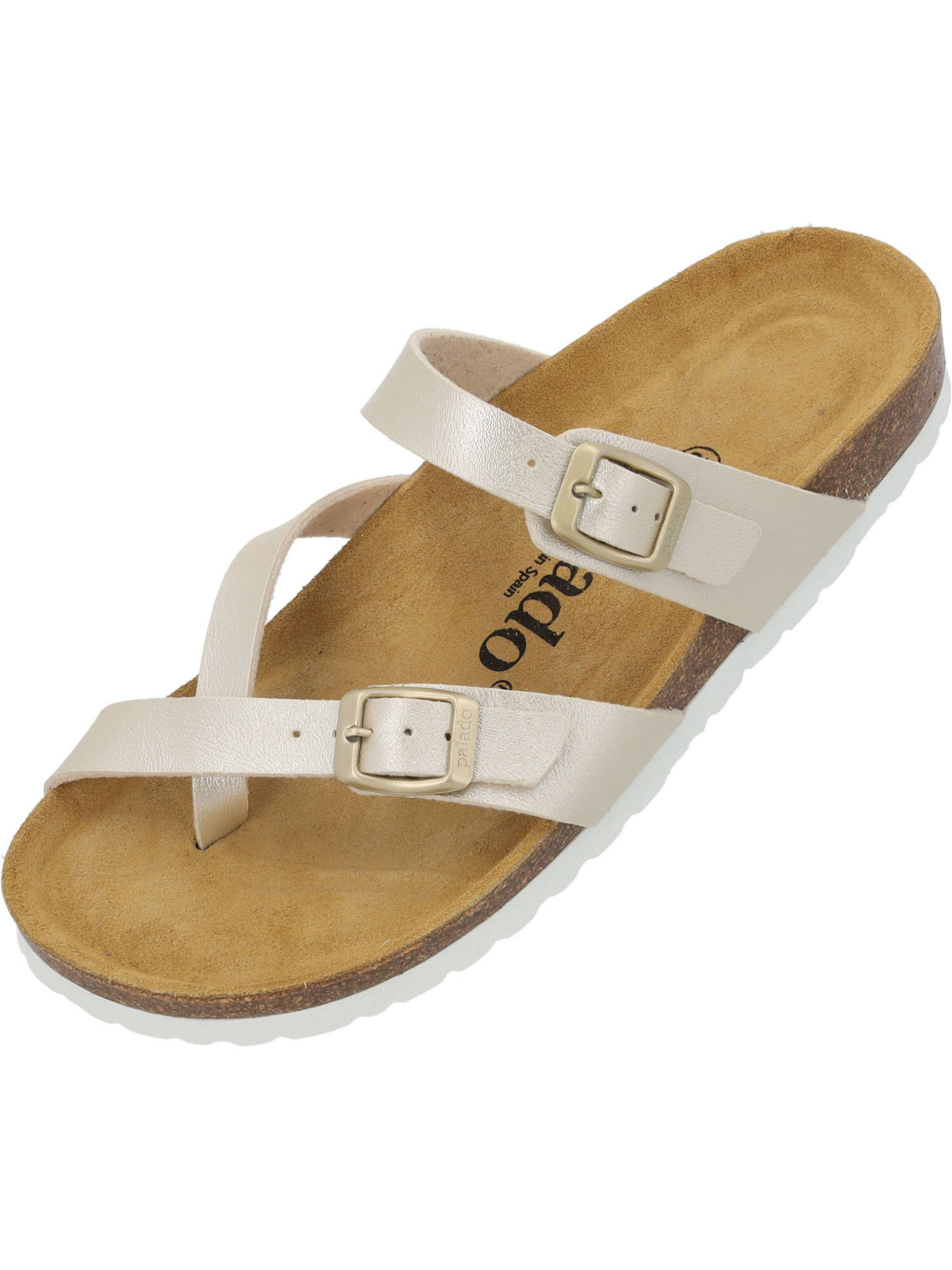 Infradito 'Cres' di Palado in bianco: frontale