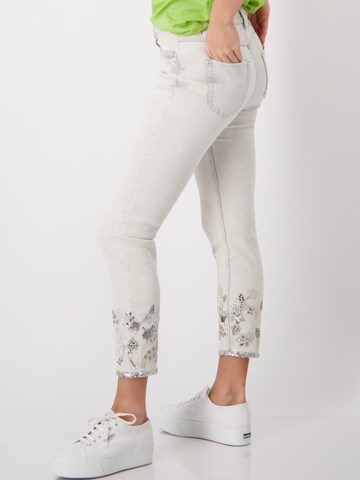 monari Regular Jeans i beige